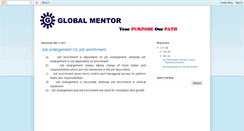 Desktop Screenshot of globalmentororg.blogspot.com