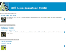 Tablet Screenshot of housingcorparlington.blogspot.com