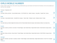 Tablet Screenshot of girlsmobilenumberx.blogspot.com
