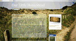 Desktop Screenshot of ourlittlehomestead-megan.blogspot.com