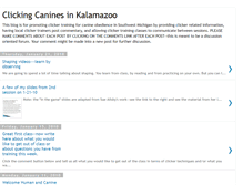 Tablet Screenshot of clickerkazoo.blogspot.com