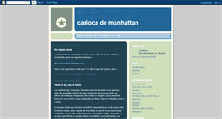 Desktop Screenshot of cariocademanhattan.blogspot.com