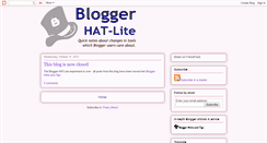 Desktop Screenshot of blogger-hat-lite.blogspot.com