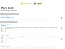 Tablet Screenshot of iphoneportal.blogspot.com