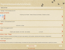 Tablet Screenshot of expresionmusicalarteyciencia.blogspot.com