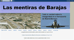 Desktop Screenshot of lasmentirasdebarajas.blogspot.com