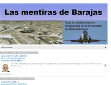 Tablet Screenshot of lasmentirasdebarajas.blogspot.com