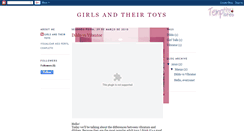 Desktop Screenshot of girlsandtoys.blogspot.com