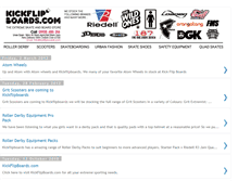 Tablet Screenshot of kickflipboards.blogspot.com
