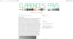Desktop Screenshot of clarencesfavs.blogspot.com