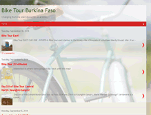 Tablet Screenshot of burkinabiketour.blogspot.com
