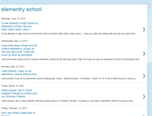 Tablet Screenshot of elementry-school.blogspot.com