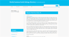 Desktop Screenshot of floridabusinesshotels.blogspot.com
