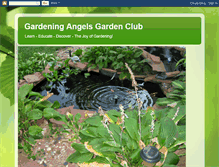 Tablet Screenshot of gardeningangelsgardenclub.blogspot.com