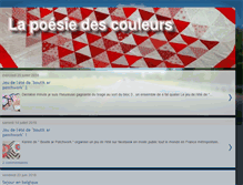 Tablet Screenshot of lapoesiedescouleurs.blogspot.com