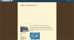 Desktop Screenshot of higheradmin.blogspot.com