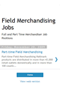 Mobile Screenshot of fieldmerchandisingjobs.blogspot.com