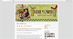 Desktop Screenshot of kevinandlauren.blogspot.com