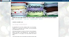 Desktop Screenshot of doablediapers.blogspot.com