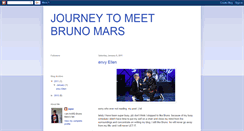 Desktop Screenshot of journeytomeetbrunomars.blogspot.com