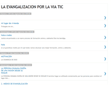 Tablet Screenshot of anuncioticevangelio.blogspot.com