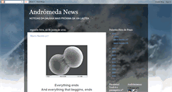 Desktop Screenshot of andromeda-news.blogspot.com