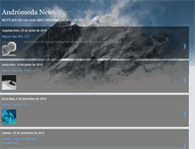 Tablet Screenshot of andromeda-news.blogspot.com