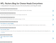 Tablet Screenshot of packersblog.blogspot.com