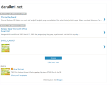 Tablet Screenshot of darulilminet.blogspot.com