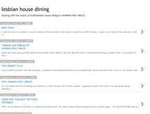 Tablet Screenshot of lesbianhousedining.blogspot.com