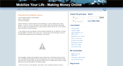 Desktop Screenshot of mobilize-your-life.blogspot.com