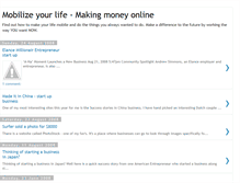 Tablet Screenshot of mobilize-your-life.blogspot.com