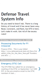 Mobile Screenshot of defensetraveladvice.blogspot.com