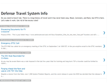 Tablet Screenshot of defensetraveladvice.blogspot.com