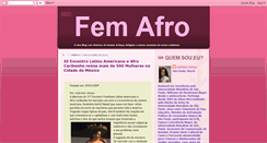 Desktop Screenshot of feministafro.blogspot.com