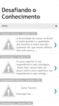 Mobile Screenshot of desafiandoconhecimento.blogspot.com