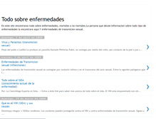 Tablet Screenshot of enfermedades-cuerpo.blogspot.com