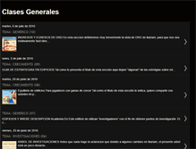 Tablet Screenshot of clases-generales.blogspot.com