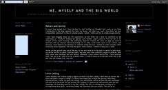 Desktop Screenshot of memyselfandthebigworld.blogspot.com