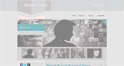 Desktop Screenshot of ahadinsfahmi.blogspot.com