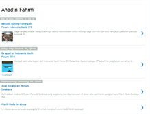 Tablet Screenshot of ahadinsfahmi.blogspot.com