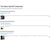 Tablet Screenshot of boriskarloffcollection.blogspot.com