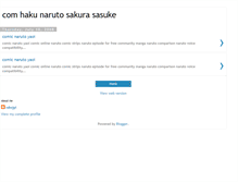 Tablet Screenshot of com-haku-naruto-sakura.blogspot.com