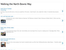 Tablet Screenshot of jenniesnorthdownswaywalk.blogspot.com