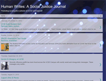 Tablet Screenshot of humanwritesjournal.blogspot.com