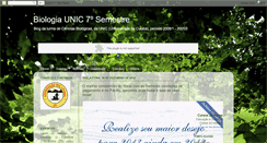 Desktop Screenshot of biologiaunic.blogspot.com