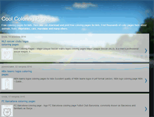 Tablet Screenshot of cool-coloring-pages.blogspot.com