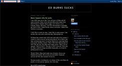 Desktop Screenshot of edburnssucks.blogspot.com