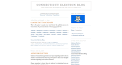 Desktop Screenshot of connecticut-election.blogspot.com