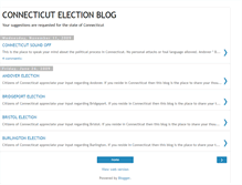 Tablet Screenshot of connecticut-election.blogspot.com